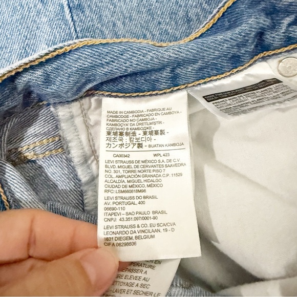 LEVI’S 501 Premium Wedgie Straight Jeans Size 25 - Picture 11 of 14